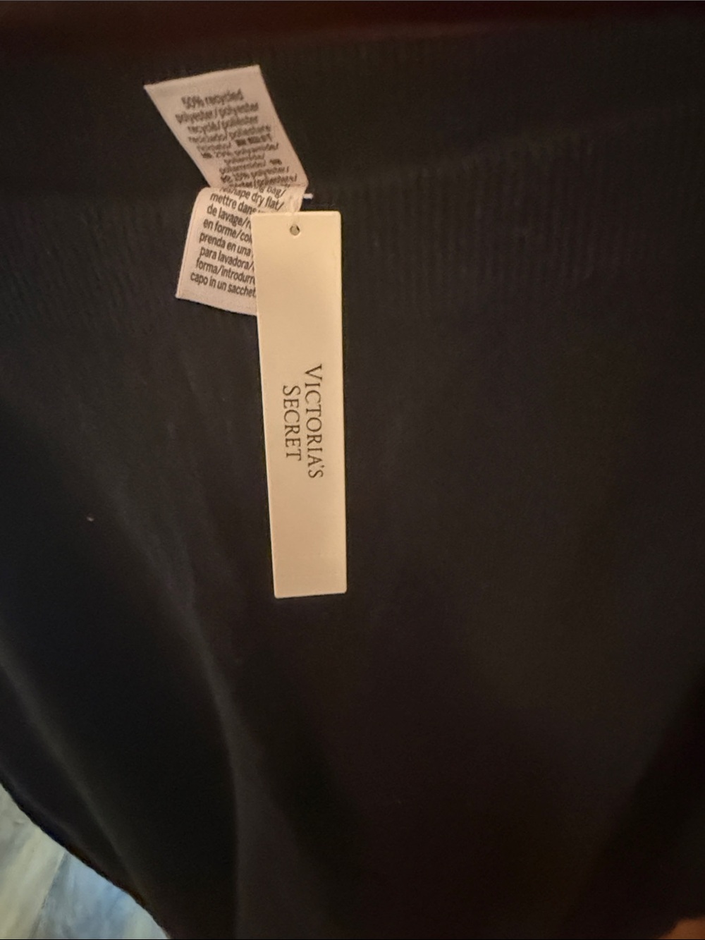 Victoria's Secret Black Knit Track Joggers